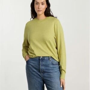 Everlane The Organic Cotton Crewneck Striped Sweater